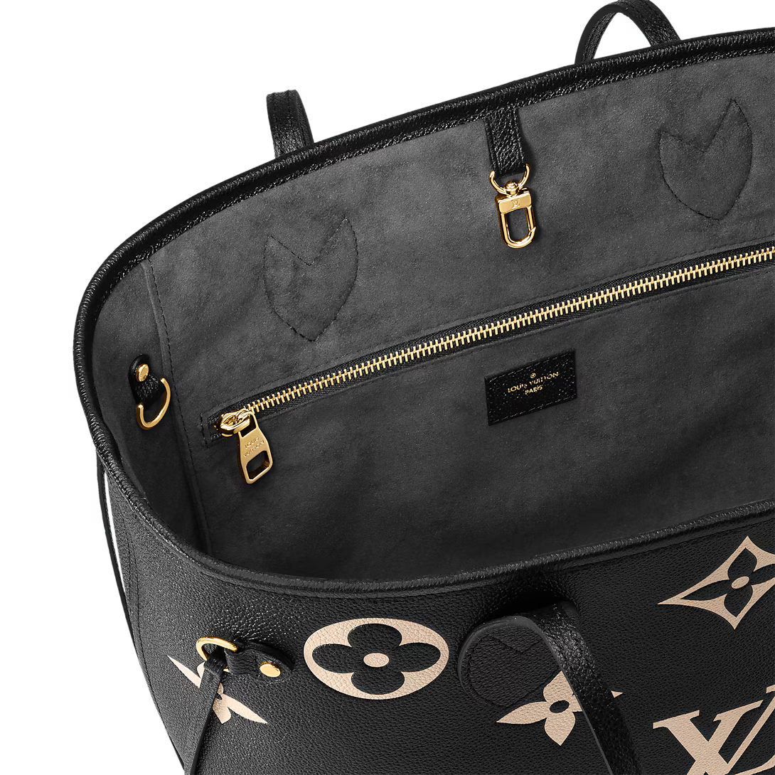Never Full MM Monogram Empreinte Leather